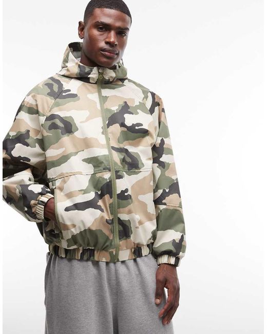 Giacca Antipioggia Impermeabile Ripiegabile di ASOS in Gray da Uomo