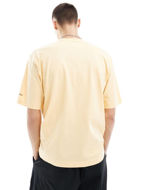 Camiseta amarilla con logo cuadrado reventure Columbia de hombre de color Natural