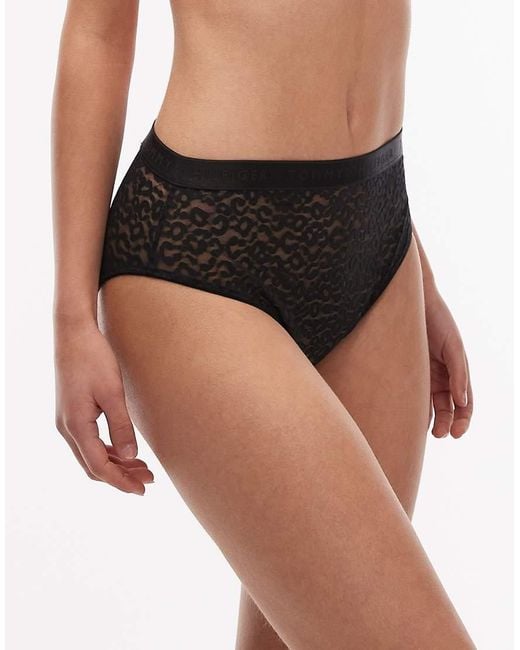 Tommy Hilfiger Black Modern Lace Bikini Briefs
