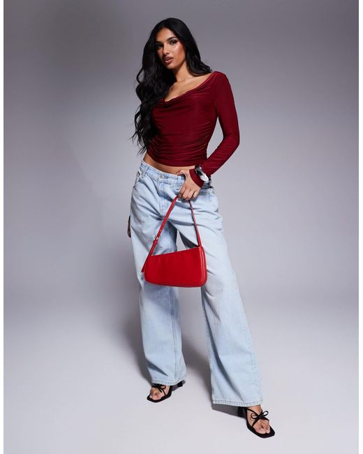 ASOS Red – geschmeidiges, langärmliges oberteil