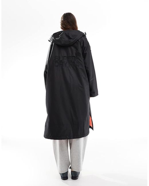 Superdry Black Waterproof Changing Robe
