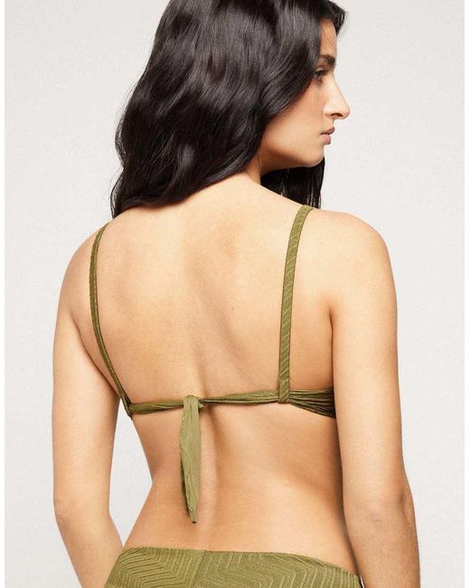 Tezenis Green Sparkling Bikini Top