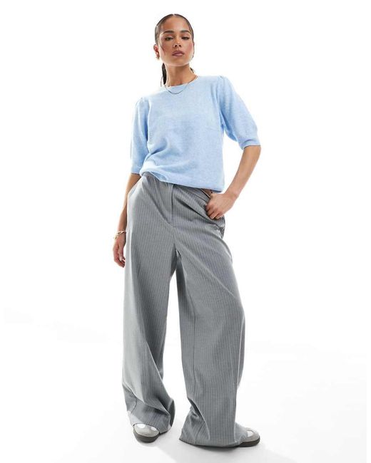 Maglione Azzurro Con Maniche A 3/4 di ONLY in Blue