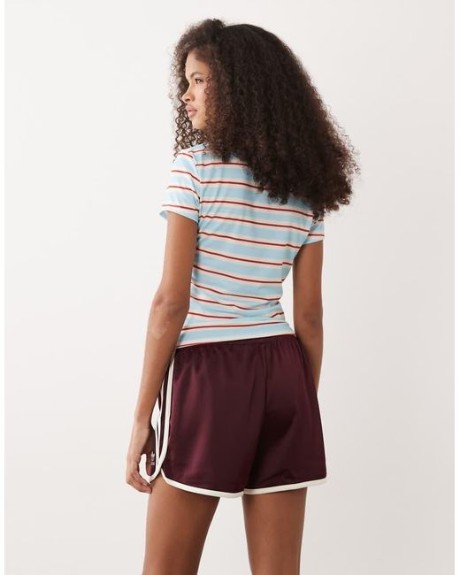 ASOS Red Short Sleeve Baby Tee With 94 Graphic