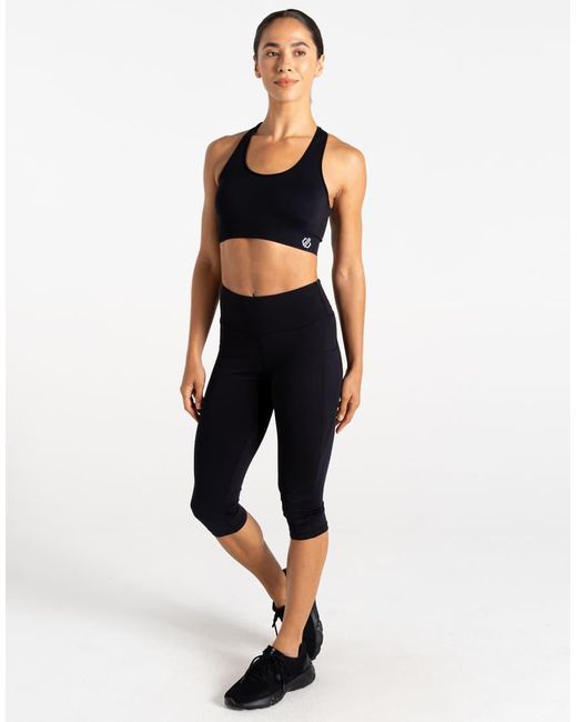 Dare 2b Black Don'T Sweat It Iii Sports Bra