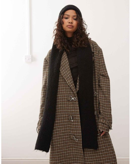 Collusion Brown – 2-in-1-strickkopftuch und kapuze