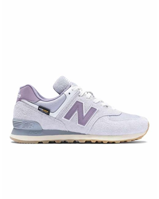 574 di New Balance in White da Uomo