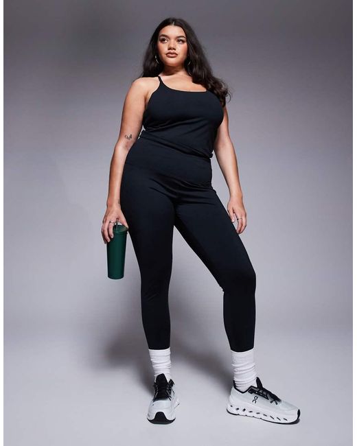 4505 Black Curve Icon Active Bum Sculpt High Waist Gym legging With Inner Pocket