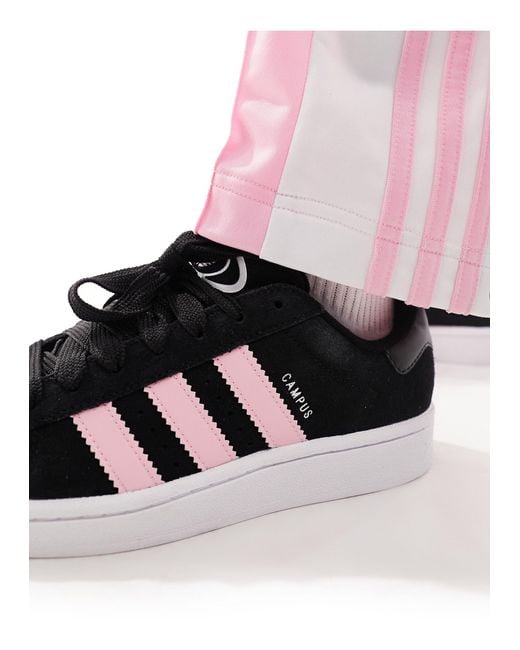 Campus 00s - sneakers nere e rosa di Adidas Originals in Pink