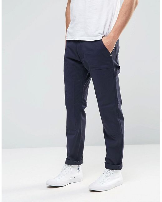 Carhartt wip Lincoln Double Knee Pant in Blue for Men (Navy) - Save 38% ...