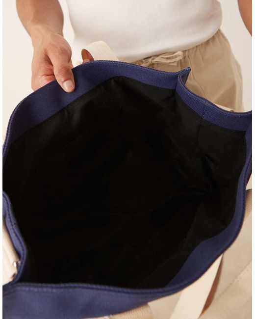 Borsa Shopping di ASOS in Blue da Uomo