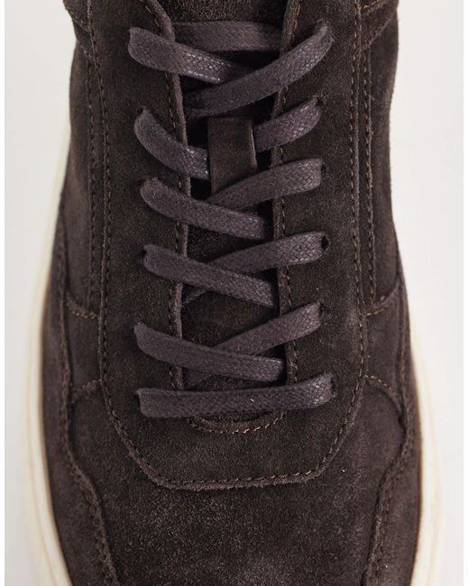 ASOS Brown Panelled Trainers for men