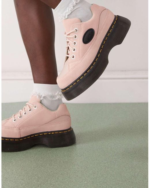 Dr. Martens Pink Buzz 5 Eye Shoes