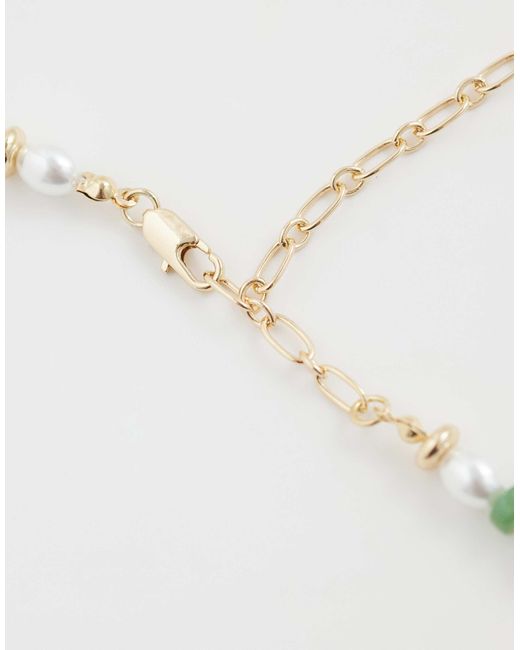 Collier ASOS pour homme en coloris Metallic