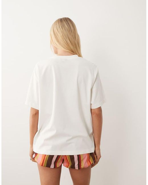 ASOS White Oversized T-shirt With Saddle Up Rodeo Graphic