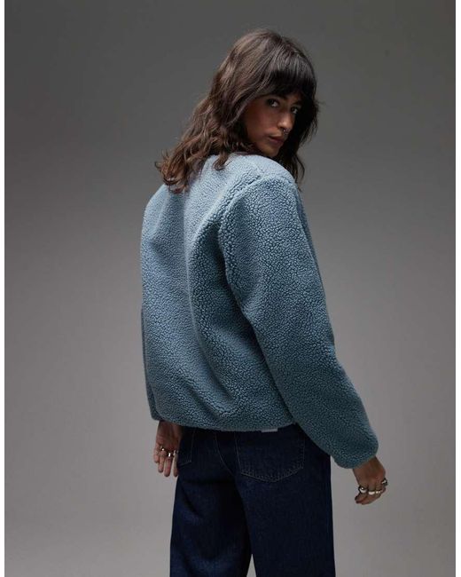 Chaqueta De Borreguito Janet Liner De Carhartt de color Blue