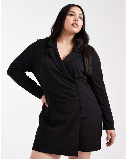ONLY Black Blazer Playsuit