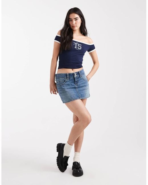 Hollister Blue – mini-jeansrock