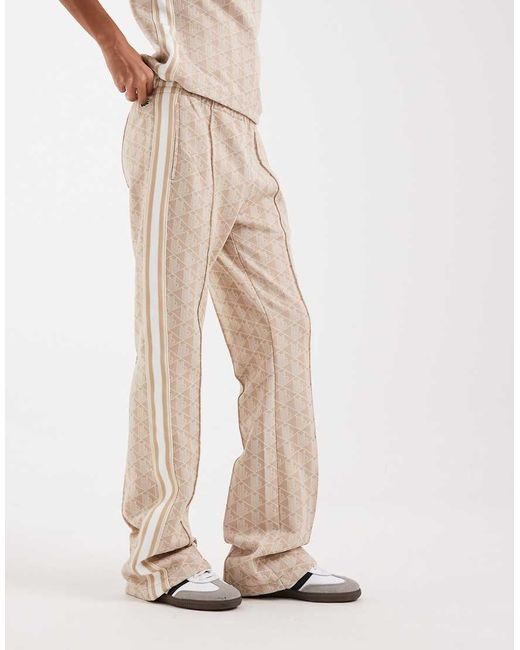 Lacoste Natural Co-Ord Flare Track Pant