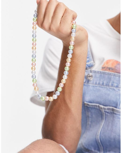 ASOS Short 6mm Faux Pearl Necklace for 