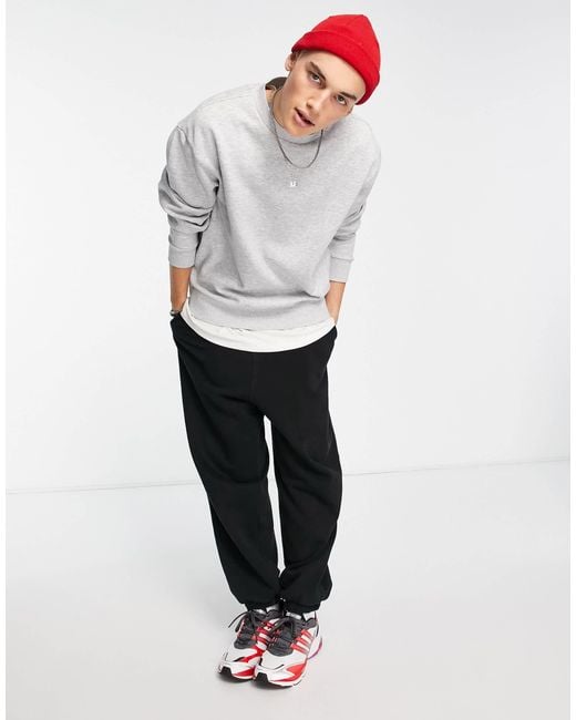Collusion White Sweatshirt for men
