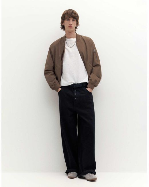 Bomber léger - marron Pull&Bear pour homme en coloris Natural