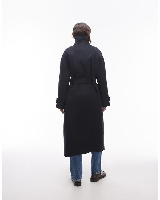 Cappotto di TOPSHOP in Blue