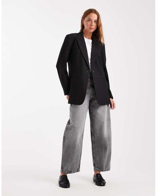 ASOS Black Tailored Relaxed Blazer