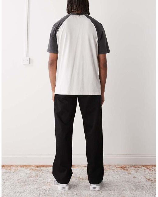 Weekday White Sphere Low Waist Loose Fit Jeans for men