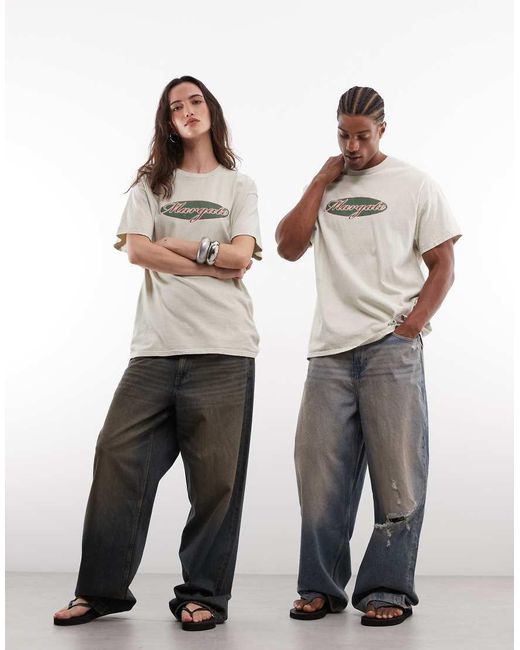 Reclaimed Vintage Gray Washed Margate T-Shirt