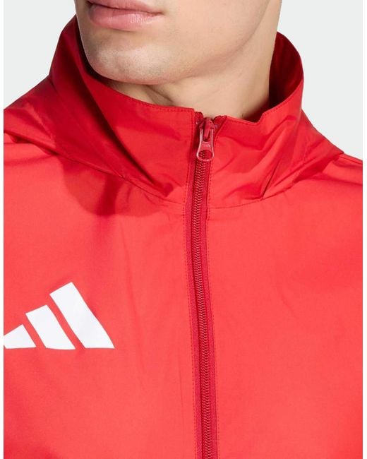 Adidas Originals Red Entrada 26 Multi Jacket for men