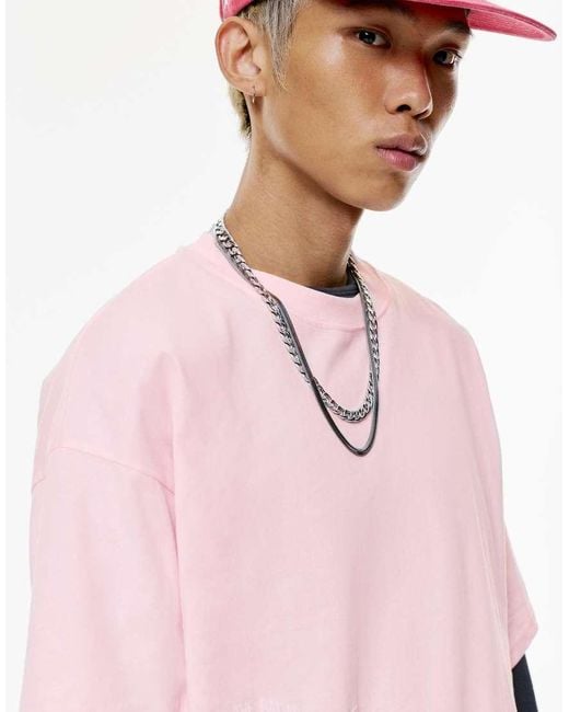 Stwd di Pull&Bear in Pink da Uomo