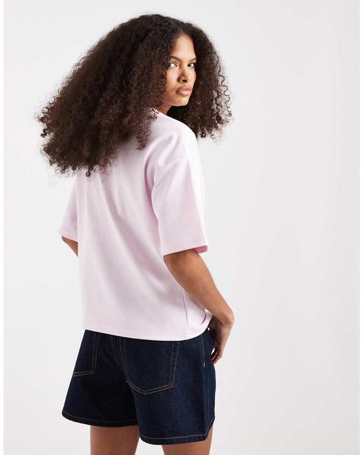 Pieces White Cinched Waist T-Shirt