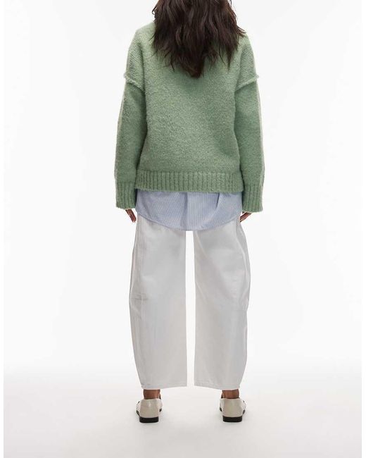 Vaqueros Capri Blanco Invierno De Pernera Barrel Bloom De ARKET de color White