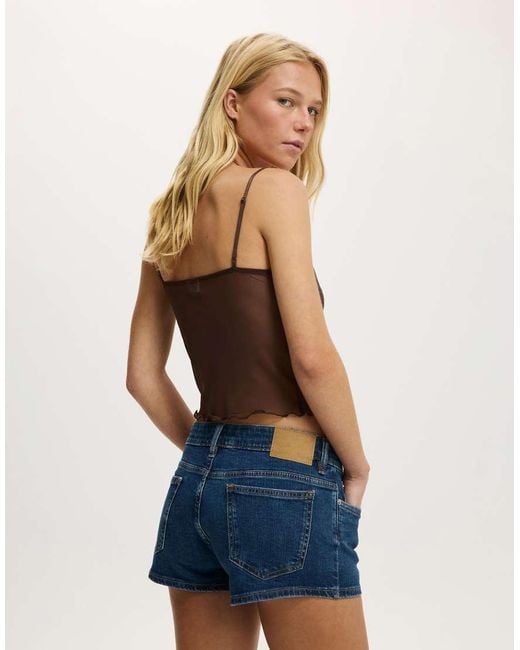 Cotton On Blue Original Denim Shorts