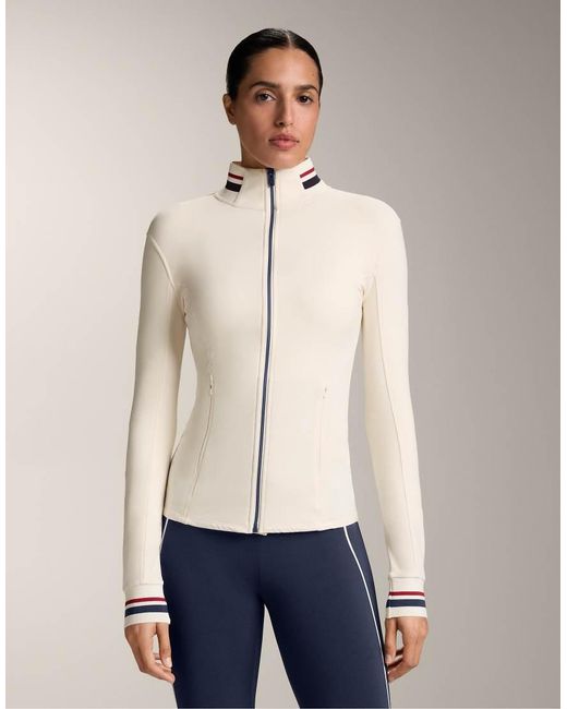 Oysho Natural Light Warm Technical Rubber Jacket