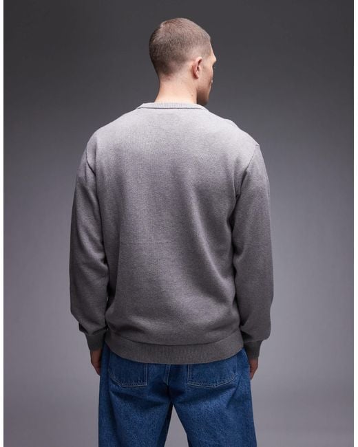 Dickies – summerdale – strickpullover in Gray für Herren