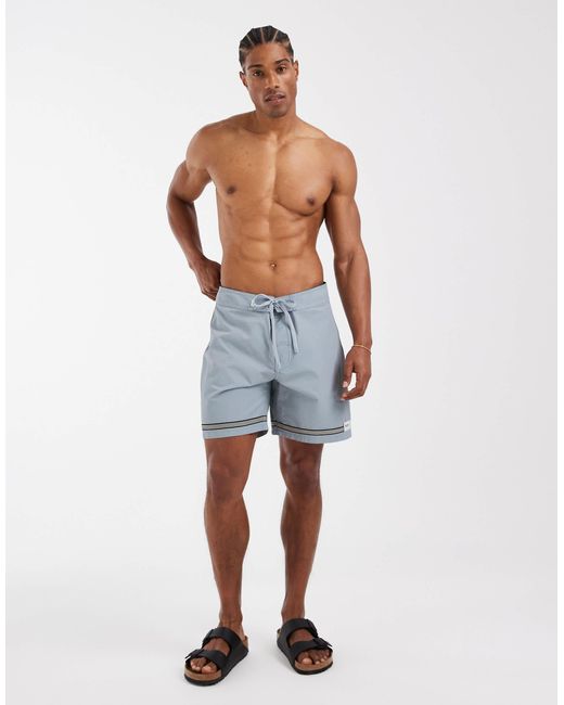 Rhythm Blue Stripe Trunk for men