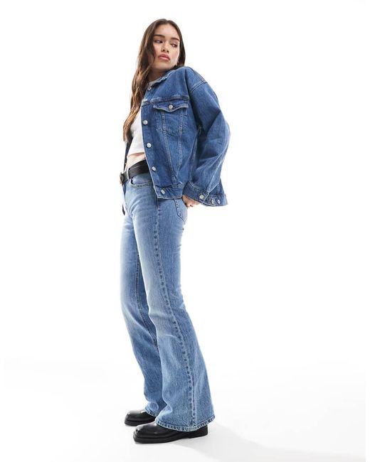 Vero Moda Blue Oversized Denim Jacket