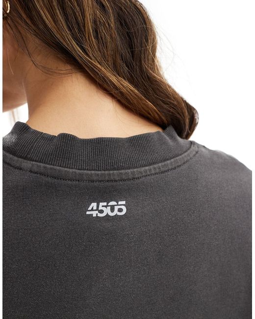 ASOS 4505 Gray – icon – schweres, schnelltrocknendes boxy fit oversize-t-shirt