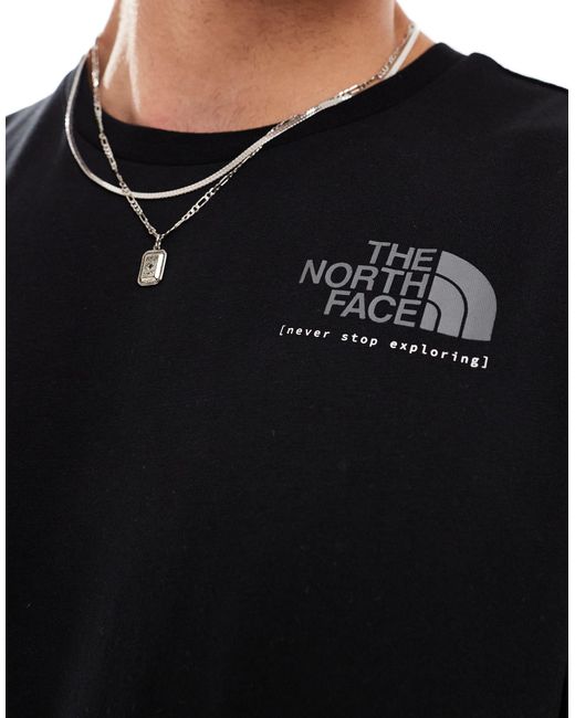 The North Face Black Graphic Backprint T-shirt