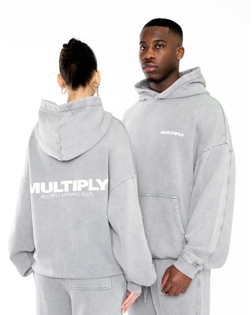 Multiply - sweat à capuche oversize - délavé Multiply Apparel en coloris Gray