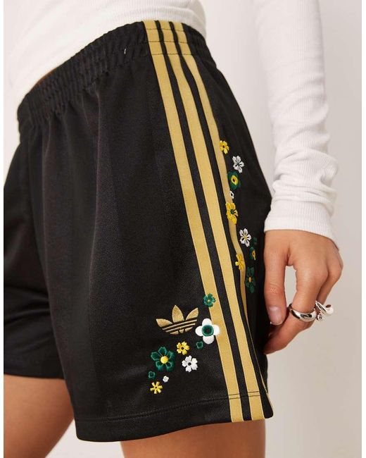 Adidas Originals White X Liberty London Firebird Floral Shorts