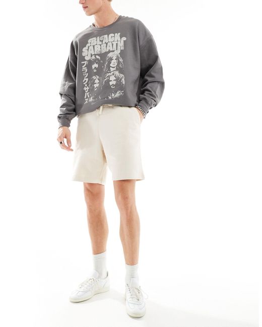 New Look – jersey-shorts in Gray für Herren