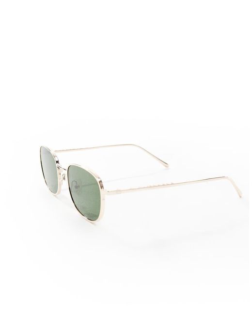 A.Kjærbede Multicolor Hello Round Metal Frame Sunglasses