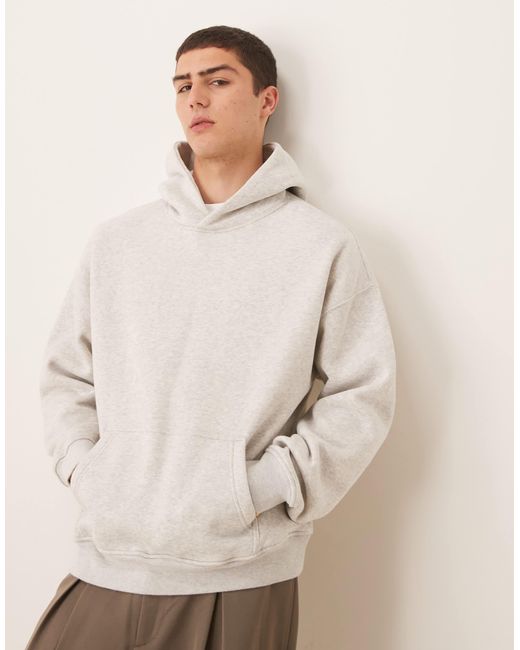 Abercrombie & Fitch – essential – kapuzenpullover in Natural für Herren