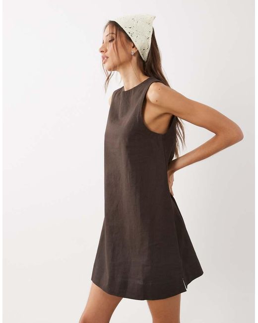Cotton On Natural Shift Mini Dress