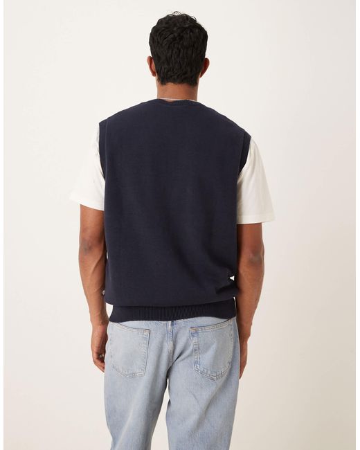 Dickies – summerdale – pullunder in Blue für Herren
