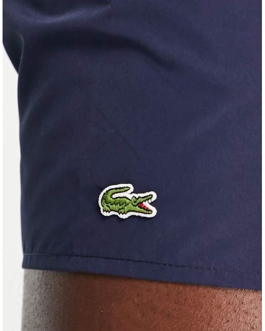 Lacoste Blue Logo Swim Shorts for men