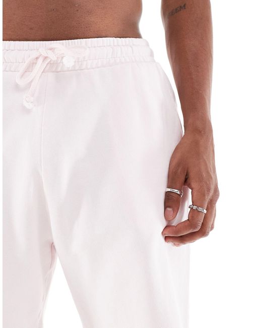 ASOS White Unisex Slim Shorts